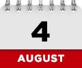 University closed August 4
