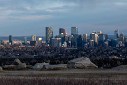 Downtown Calgary from Nose Hill