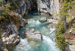 Marble Canyon in the Rocky Mountains